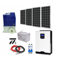 Kit Motor 2000KG Solar Uso Condominio 50 Aperturas  Diarias 8