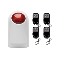 Alarma Comunitaria Económico + 4 Control Remoto 2