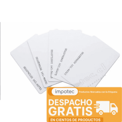 Pack 50 Unidades  Tarjeta De Proximidad Rfid 125 Khz Impotec 1