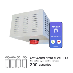 Alarma Comunitaria 30W 200 Usuarios Activación Celular 1