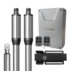 Kit Porton Automatico Batientes 2 Hojas 200kg 2.5mt + Cerradura 1