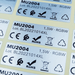 Rollo Etiquetas Metalizadas 80x80mm 500 Unidades 2