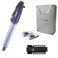 Kit 1 Brazo Motor Batiente Condominio uso intenso 350KG 3.5MT + Cerradura 1