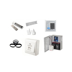 Kit Completo Control de Acceso con Cerradura 280kg + Batería de Respaldo 2