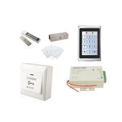 Kit Completo Control de Acceso con Cerradura 280KG Puerta Vidrio 2