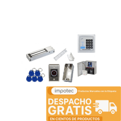 Kit Completo Control de Acceso con Cerradura 500KG + Batería de Respaldo 7