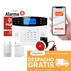 Alarma Wifi 4G 2 Sensores / Impotec 4
