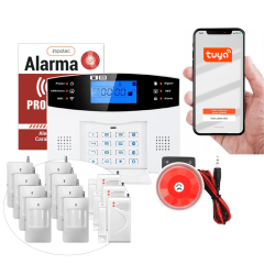 Alarma Wifi 4G Kit 3 Sensores Mag + 8 Sensor Mov / IMPOTEC 1
