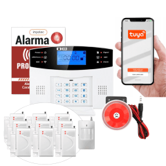 Alarma Wifi 4G Kit 9 Sensores Mag + 1 Sensor Mov / IMPOTEC 1