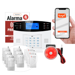 Alarma Wifi 4G Kit 7 Sensores Mag + 3 Sensores Mov / IMPOTEC 1