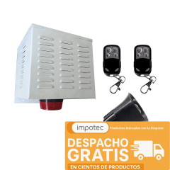 Alarma Comunitaria 20 Watts + 2 Controles