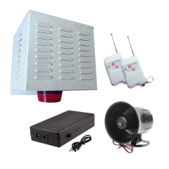 Alarma Comunitaria 20W 120dB + UPS Respaldo / IMPOTEC 2