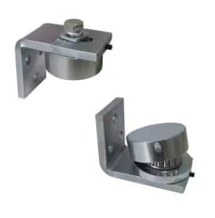 Quicios Pomeles Rodamiento en L Para Portón Batiente 70mm 600Kg 0