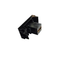Modulo Terminal HDMI Linea Crystal Black 2