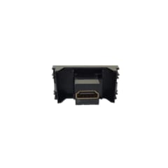 Modulo Terminal HDMI Linea Crystal Black 3