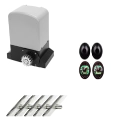 Kit Motor Portón Automático 1000kg + 5m Cremallera y Fotocelda 1