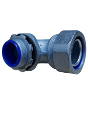 Conector Curvo Para Flexible Metálico 20mm 2