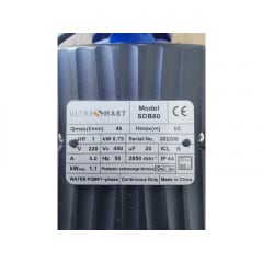 Bomba De Agua Periferica 0.5 Hp 1 X1 Marca UltraSmart Modelo Qb60 4