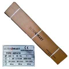 Bomba Pozo Profundo 1HP 6m3/H 3