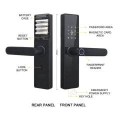 Cerradura Electrónica Tuya Smart Wifi Inteligente Huella Digital Clave 9