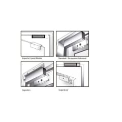 Cerradura Magnetica 60kg Empotrada / 132lb 12v Seguridad Puerta 1