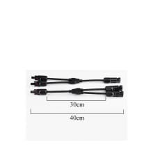 Conector MC4 2x1 Cable Y 1