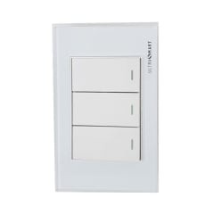 Interruptor 9/12 3 Modulos Linea Crystal 4