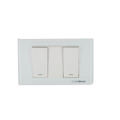 Interruptor Conmutador 9/24 Doble Crystal White 0