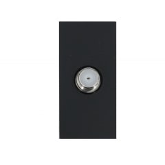 Modulo Toma TV Cable UltraSmart Crystal Black 0