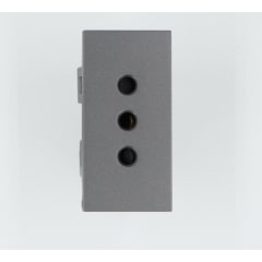 ModuloTomacorriente Simple 10A/250V UltraSmart Style Grey 0