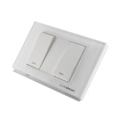 Interruptor 9/12 2 Modulos Linea Crystal 7