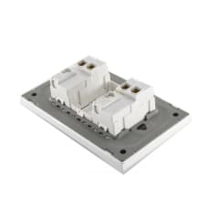 Interruptor 9/12 2 Modulos Linea Crystal 3