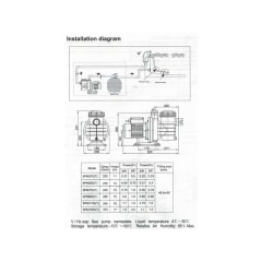 Kit Bomba 0.75HP + Filtro Piscina 12m3/H 3