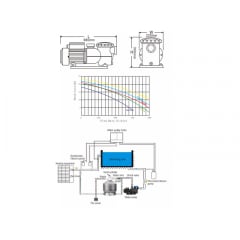 Kit Bomba 0.75HP + Filtro Piscina 12m3/H 4