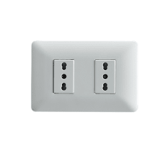 Tomacorriente Doble Bipaso 10/16A STANFORD 0