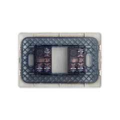 Interruptor Doble 9/15 10A STANFORD Café 3