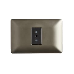 Tomacorriente Simple 10A STANFORD Café 0