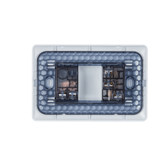 Interruptor Simple 9/12 + Tomacorriente Simple 10A STANFORD 3