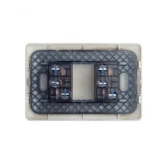 Tomacorriente Doble 10A STANFORD Café 3