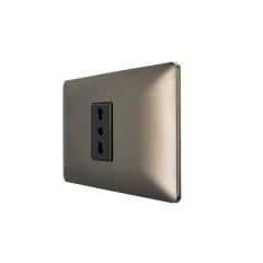Tomacorriente Simple Bipaso 10/16A STANFORD Café 2