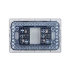 Tomacorriente Doble Bipaso 10/16A STANFORD Café 3