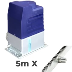 Kit Motor Portón Automático 2000kg Uso Condominio + 5m Cremallera 4