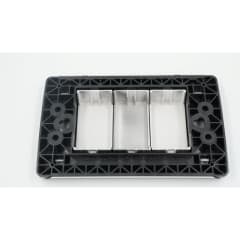 Placa Doble Triple Enchufe o Interruptor UltraSmart Grey 2