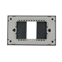 Placa Simple Enchufe o Interruptor UltraSmart Crystal Black 1