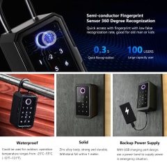 Porta Llaves Seguridad Digital Tuya Smart 2
