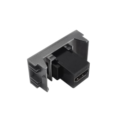 Placa de Muro 1 Puerto HDMI Linea Crystal Grey 3