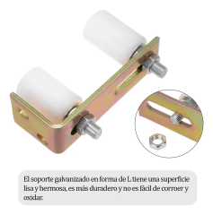 Guía Soporte Ajustable Para Portón Corredizo Nylon 1