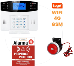 Alarma Wifi 4g Kit 3 Sensores Mag + 1 Sensor Mov / Impotec 3