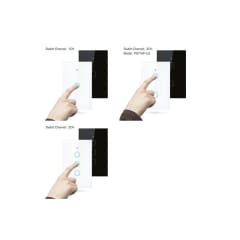 Smart Switch 2 Canales Blanco Para Alarma G90 Plus 3