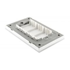 Tapa Doble Triple Enchufe o Interruptor Linea Crystal 9